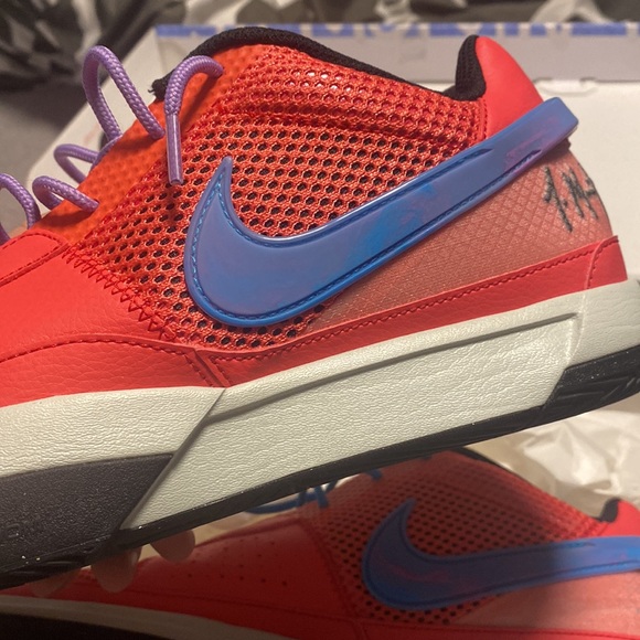 Ja morant 1s in ember glow colour way size 11.5 - Picture 4 of 5